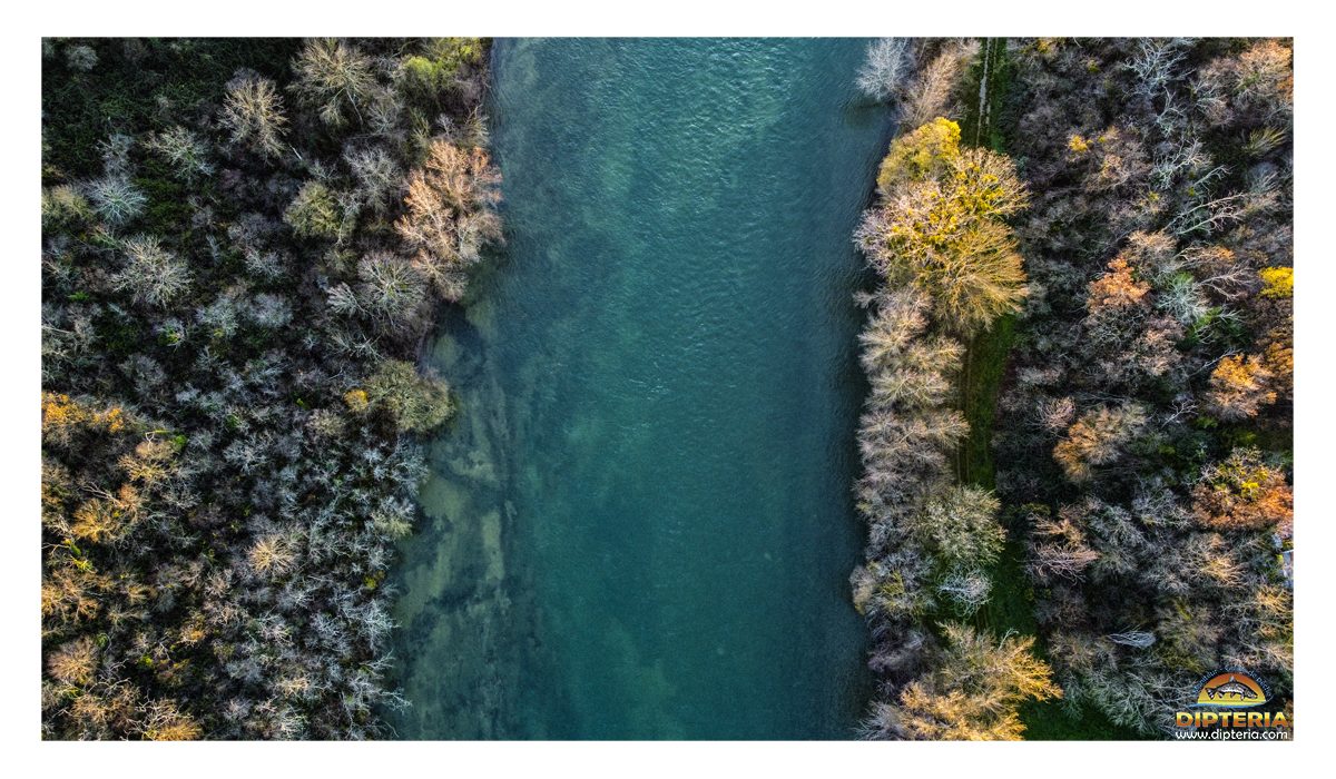 La garonne en seconde vue du ciel- Dipteria guide de pêche