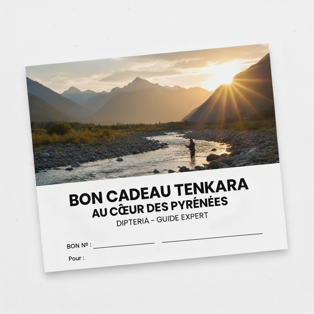 Bon cadeau stage de pêche Tenkara au cœur des Pyrénées |Dipteria Guide expert