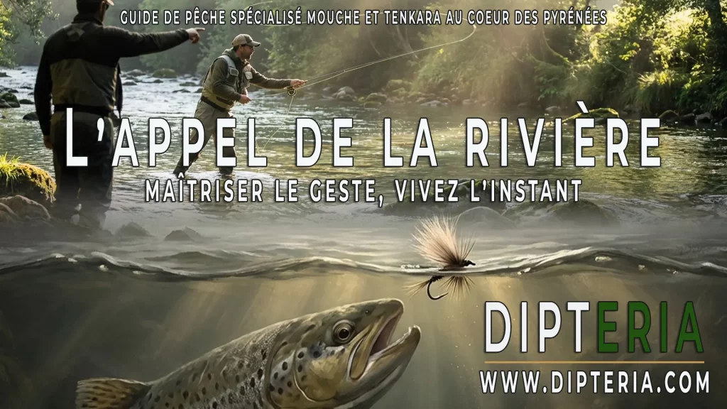 François Dipteria, guide de pêche à la mouche et Tenkara en Haute-Garonne Ariège dans les Pyrénées et en Occitanie.